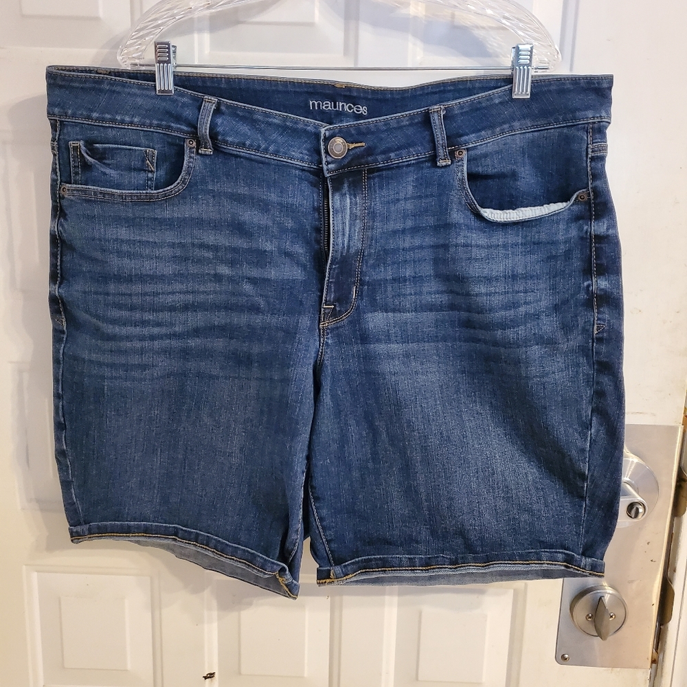 Maurices Denim Shorts 22W plus